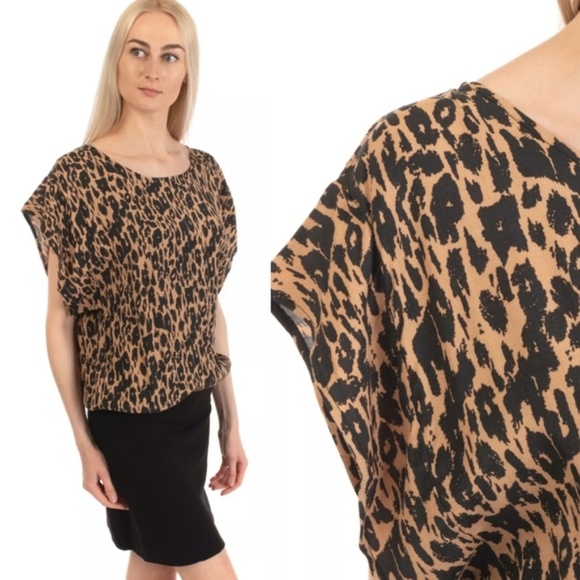 NWT Ganni Leopard Mini Dress - Picture 11 of 13